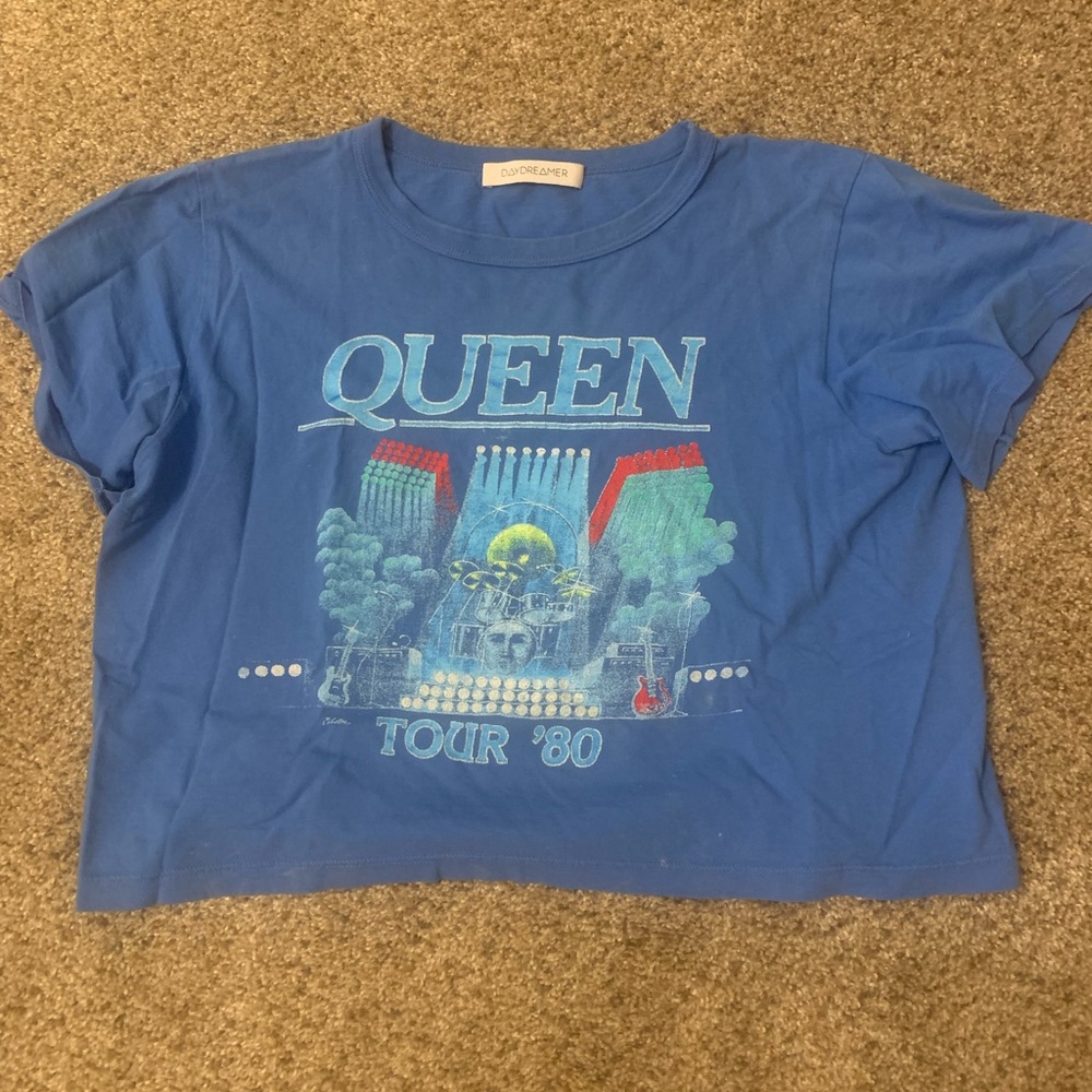 Queen Tour 1980 Daydreamer tee, “girlfriend” fit.